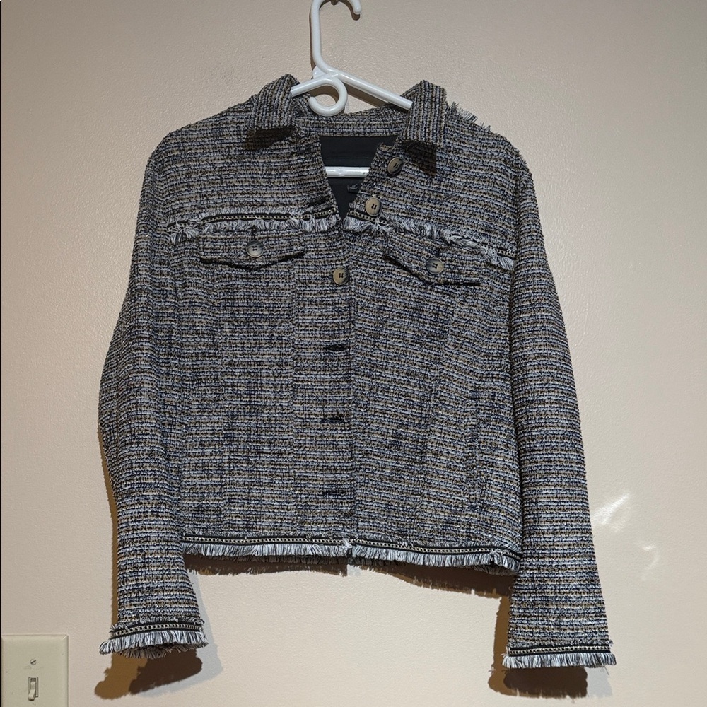 Liverpool Textured Gray Jean Jacket
